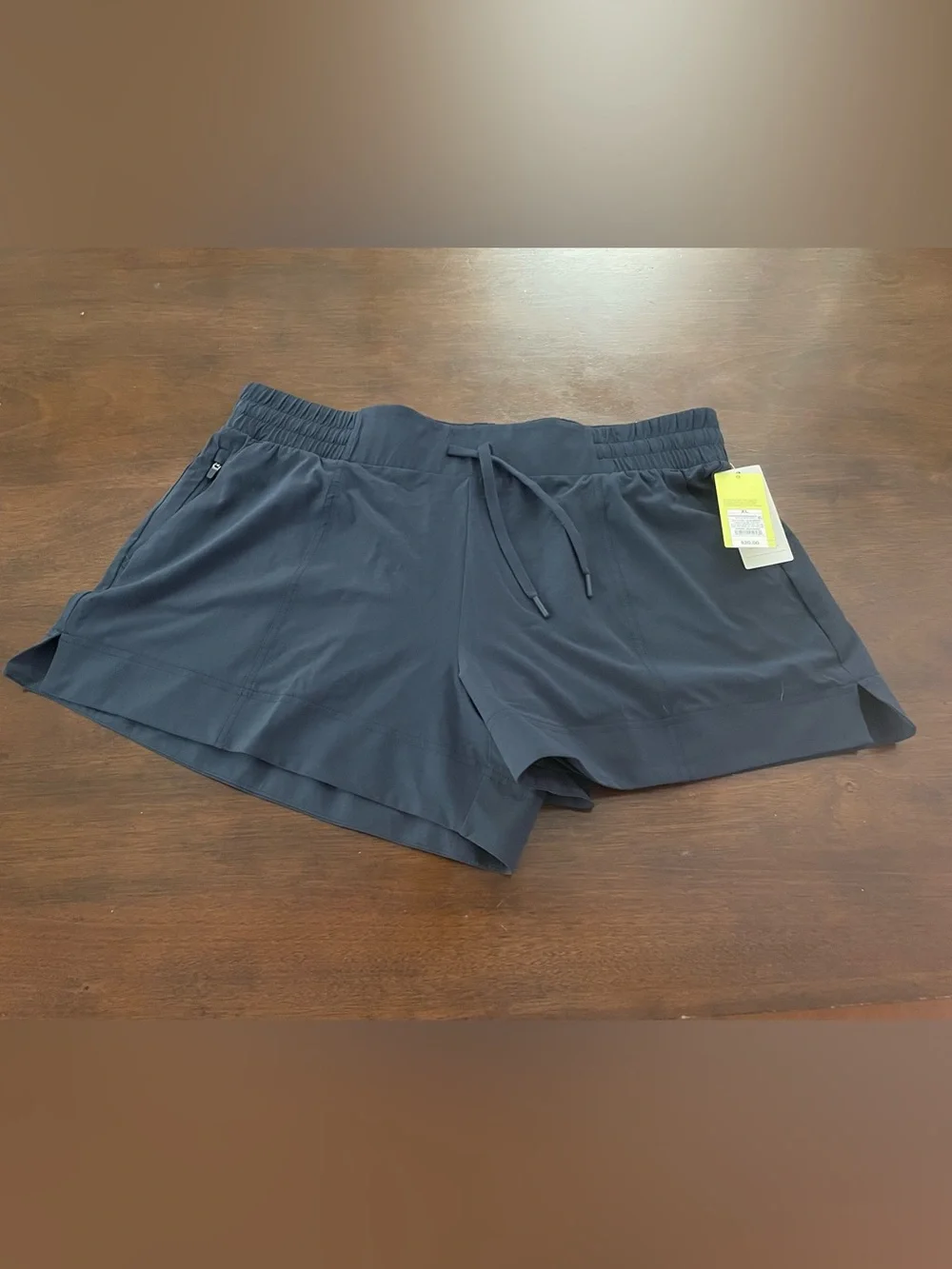 all in motion Navy Athletic Drawstring Shorts - Picture 1 of 2
